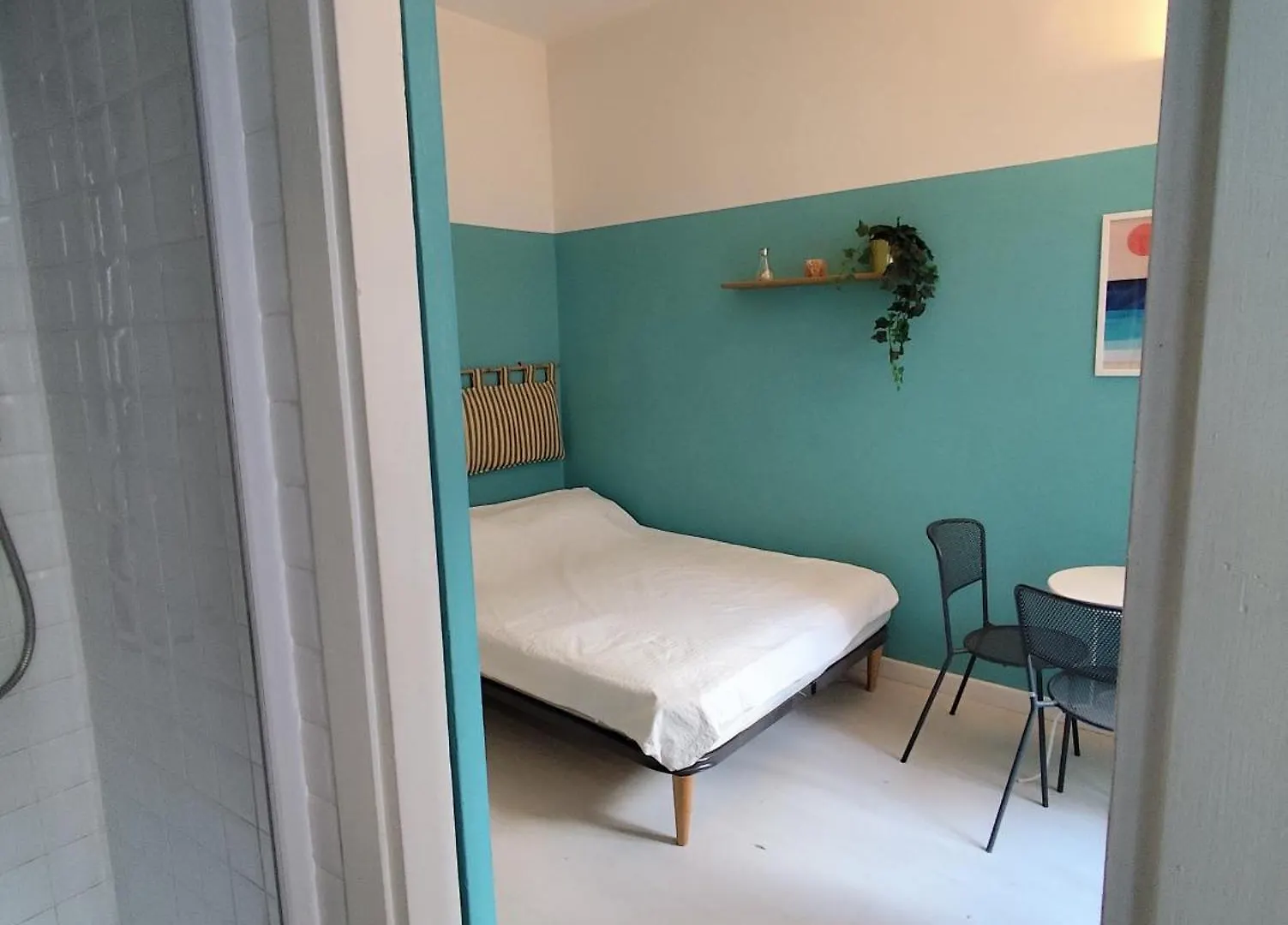 Colosseum Studio Flat Blue Rom Lägenhet
